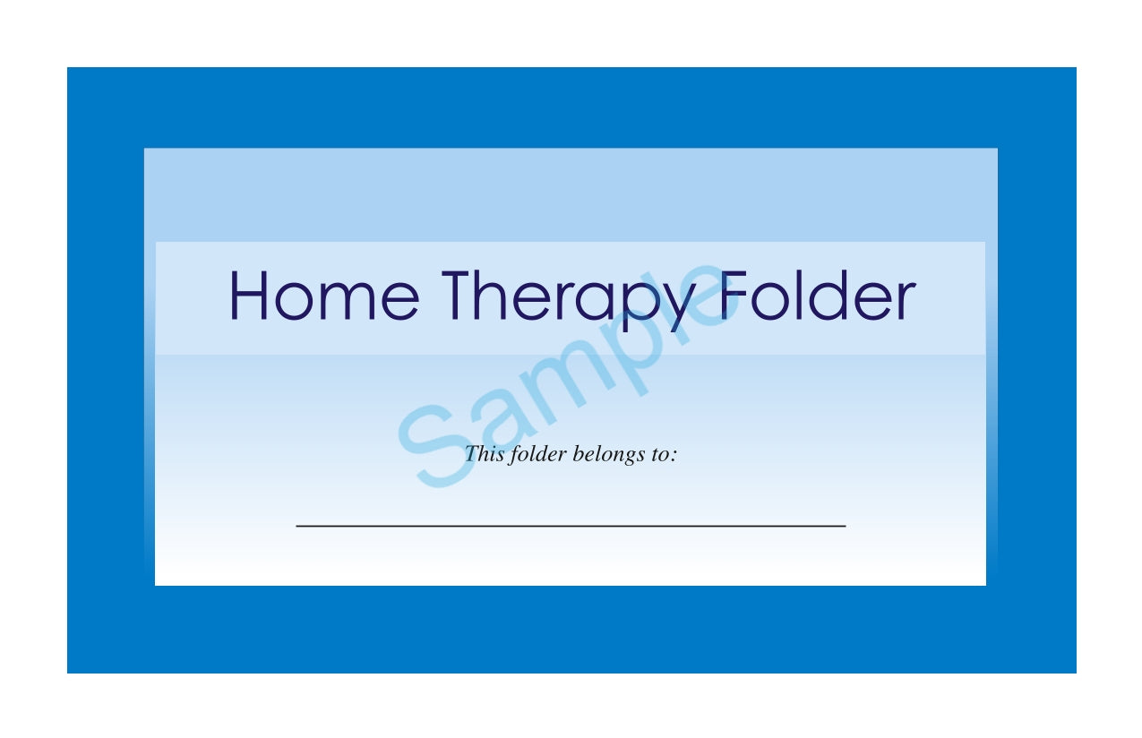 Home Therapy Booklet